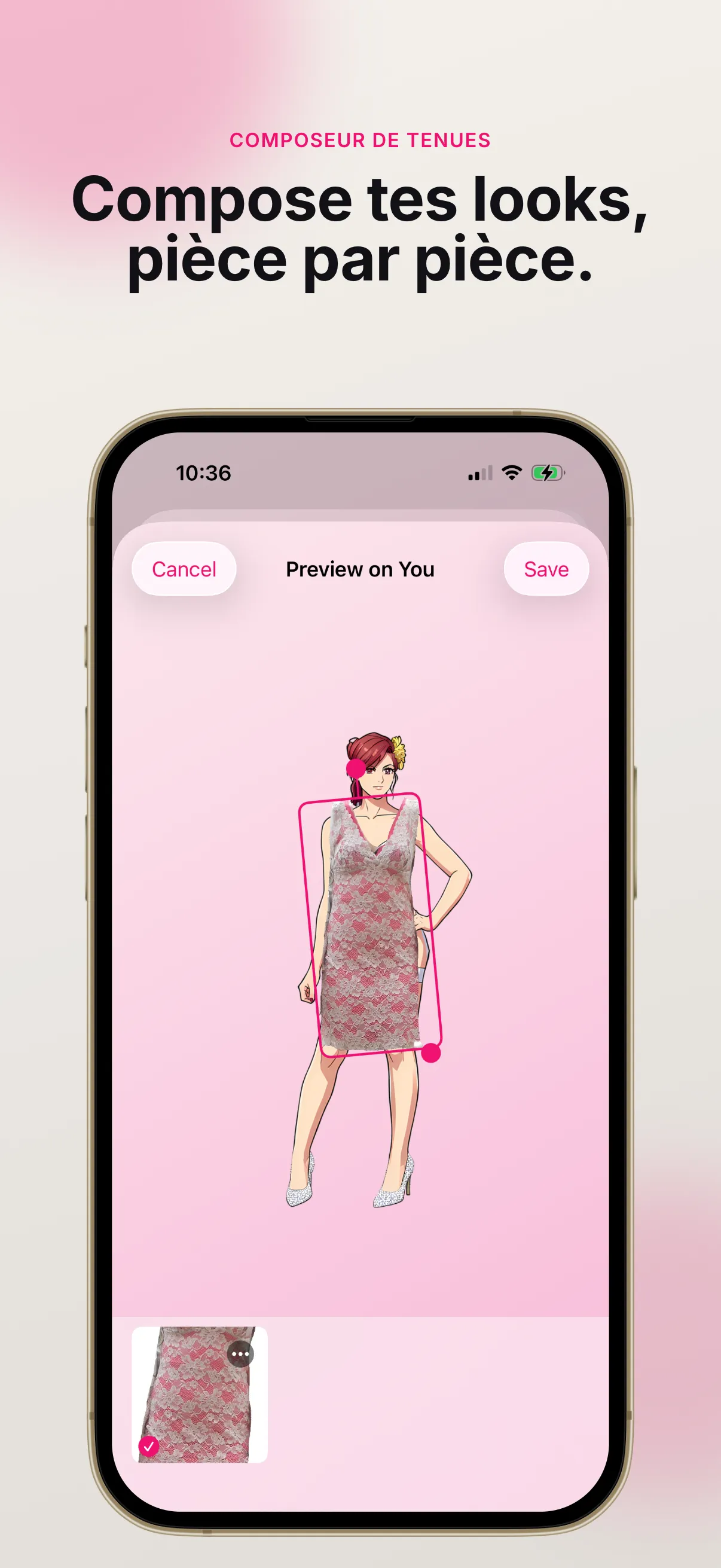 Composez vos looks pièce par pièce dans l'éditeur de tenues
